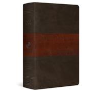 ESV Giant Print Personal Size Bible, Red Letter (TruTone, Forest/Tan, Trail Design)