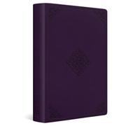 ESV Giant Print Personal Size Bible, Red Letter (TruTone, Lavender, Ornament Design)