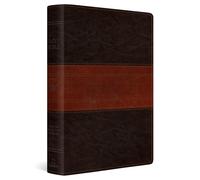 ESV Giant Print Personal Size Bible (TruTone, Forest/Tan, Trail Design)