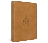 ESV Giant Print Personal Size Bible (TruTone, Nubuck Caramel, Wildflower Design)