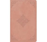 ESV Giant Print Value Personal Size Bible (TruTone, Blush Rose, Fleur-de-lis Design)