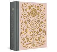 Esv Journaling Study Bible: English Standard Version, Blush/Ochre, Floral Design, Cloth over Board