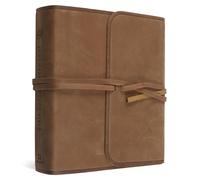 Esv Journaling Study Bible: English Standard Version, Brown, Flap With Strap-Ril