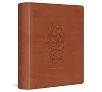ESV Journaling Study Bible (TruTone over Board, English Saddle, 1 Chronicles 28:9 Design)