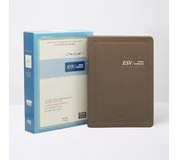 ESV Korean-English Study Bible | XL Single Volume | Mocha Brown PU Cover