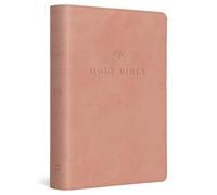 ESV Large Print Compact Bible, Red Letter (TruTone, Blush Rose)
