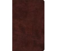 ESV Large Print Thinline Bible (TruTone, Mahogany)