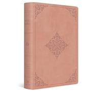 ESV Large Print Value Personal Size Bible (TruTone, Blush Rose, Fleur-de-lis Design)