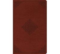 ESV Large Print Value Thinline Bible (TruTone, Tan, Ornament Design)