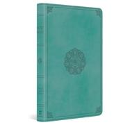 ESV Large Print Value Thinline Bible (TruTone, Turquoise, Emblem Design)