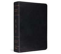 ESV Study Bible: English Standard Version, Black Genuine Leather