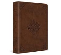 ESV Study Bible: English Standard Version, Saddle, TruTone, Ornament Design, Personal Size