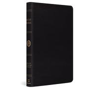 ESV Thinline Bible, Red Letter (Bonded Leather, Black)