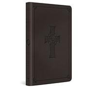 ESV Thinline Bible, Red Letter (TruTone, Charcoal, Celtic Cross Design)