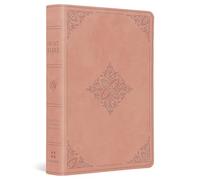 ESV Value Large Print Compact Bible (TruTone, Pink, Fleur-de-lis Design)