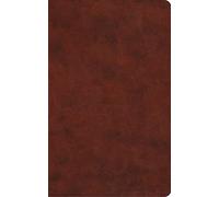 ESV Vest Pocket New Testament with Psalms and Proverbs, Red Letter (TruTone, Chestnut)