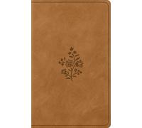 ESV Vest Pocket New Testament with Psalms and Proverbs, Red Letter (TruTone, Nubuck Caramel, Wildflower Design)