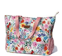 ESVAN - Grande borsa da spiaggia resistente all'acqua, leggera, 50,8 cm, da donna, oversize, borsa tote per palestra, spiaggia, viaggi, piscina, yoga, da infermiera, A6., X-Large, Moda