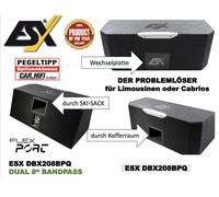 ESX DBX208BPQ 2x8 “ (20 CM) Doppio Passa-Banda Sistema 800 Watt Subwoofer Subbox