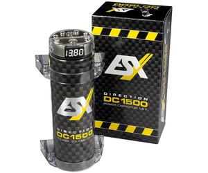 ESX DC1500 Condensatore 1,5 Farad Blocco Distributore Integrato 12-16 V DC