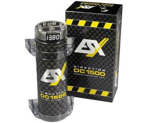ESX DC1500 DIRECTION Cap 1,5 Farad Tampone Condensatore Powercap