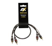 ESX DSC0.5 Cavo stereo audio RCA, 0,5 metri 99,9% cavo in rame OFC cavo RCA