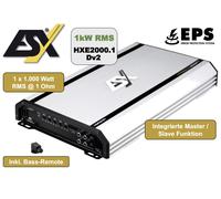ESX HXE2000.1Dv2 Mono 1 Canale Classe D Digital Amplificatore 2000 Watt per Auto