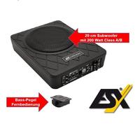 ESX HZ 800 A Subwoofer 20 cm amplificato ultra piatto sotto sedile 100 W RMS