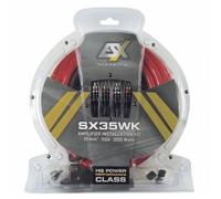 ESX KIT CAVO 35 mm² SX35WK - 5 m rosso, 1 m grigio, RCA stereo, 5 m portafusibile ANL con 150 fusibili x PDSF/EUR 69.00