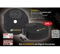 ESX Q300Av2 Subwoofer in Cassa 6"x9" ruota di scorta Attivo classe D sub box