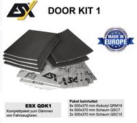 ESX QDK 1 QUANTUM Set Completo Isolamento Porta Autoadesivo AluButyl, Schiuma...