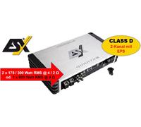 ESX QE600.2 2-Kanal Class D Digitale Amplificatore 600 W RMS Incl. Bass-Remote