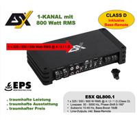 ESX QL800.1 Class-D Mono 1 Canale Digitale Amplificatore 800 Watt RMS Con Bassi