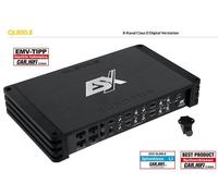 ESX QL800.8 8-Kanal Class D Digitale Amplificatore 1000W Con Basspegel Remoto