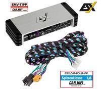 ESX QM-FOUR-PP Plug&play 4 Canale Classe D Digitale Amplificatore 360 Watt RMS