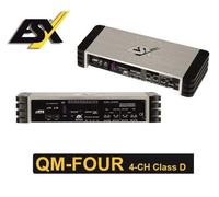 ESX QM FOUR QM-FOUR Amplificatore digitale compatto classe D 4 ch 4x52 W RMS 4Ω