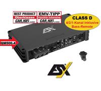 ESX QUANTUM QM 500.4 Amplificatore 4 canali compatto classe D QM500.4 RMS 4x80W