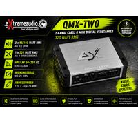 ESX QMX-TWO 2-Kanal Compatto Mini Digitale Amplificatore 320 Watt RMS