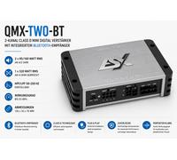 ESX QMX-TWO-BT Mini Amplificatore Digitale 2 Canali con Ricevitore B...