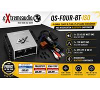 ESX QS-FOUR-BT-ISO 4-Kanal Plug+Play Nano Digitale Amplificatore con Bluetooth