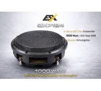 ESX QXP124 Quantum - Subwoofer piatto da 30 cm, con griglia di protezione della serie Quantum | 1000 W max