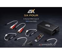ESX SX-FOUR 4-Kanal Mini Ultra Compatte Digitale Amplificatore 500 Watt RMS