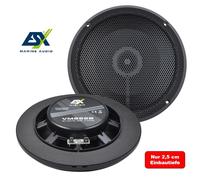 ESX VMS62B 16,5 CM 6.5 " 2-Wege-Koax Altoparlante Marine,Aperto,Barche,Caravan