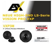 ESX VXP 3M 7,5 Cm 3” Medio Con Magneti In Neodimio 120 Watt VISION PRO High-End