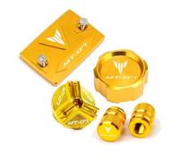 ESyem Freno Posteriore Serbatoio Fluido Protector Anteriore Posteriore Coperchio Serbatoio Liquido Freni Tappo Olio Tappo Valvola Pneumatico per MT07 MT-07 MT 07 FZ07 2015-2020 2021 2022 2023