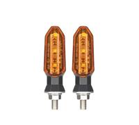 ESyem Indicatori Moto 2/4 PCS 8mm Mini Moto LED Indicatori di Direzione Luci Lampeggianti Indicatori di Direzione Lampada 12V Accessori per Lampade Indicatori