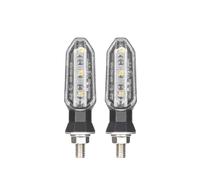 ESyem Indicatori Moto 2/4 PCS 8mm Mini Moto LED Indicatori di Direzione Luci Lampeggianti Indicatori di Direzione Lampada 12V Accessori per Lampade Indicatori