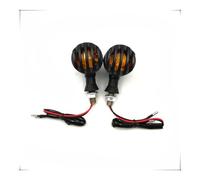 ESyem Indicatori Moto 2/4 PCS Indicatore Luminoso Lampeggiante per Motocicletta, Ambra, Indicatori di Direzione Sequenziali per Motociclette