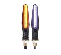 ESyem Indicatori Moto 2/4pcs Indicatori di Direzione per Motociclette LED Luce Lampeggiante Lampeggiante IP67 Indicatore Lampeggiante Pieghevole 12V Luci Lampeggianti