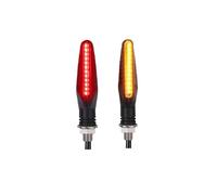 ESyem Indicatori Moto 2 Pezzi Luce di Direzione per Moto E11 Mark Built Relay 335SMD Indicatori di Direzione Luce Lampeggiante Lampeggiante Universale M10 Bullone